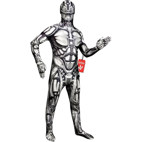 Morphsuits Android Morphsuit Kids Halloween Costume For Unisex Silver Medium