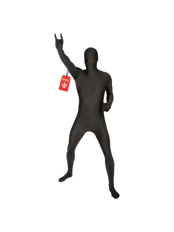 Adult Unisex Black Full Body Spandex Zentai Halloween Costume