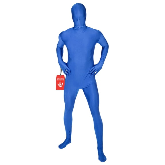 Morphsuits Blue Morphsuit Mens Womens Skinsuit Zentai Suit Fancy Dress Costume Halloween Blue M