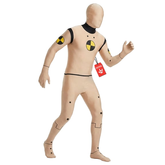 Morphsuits Crash Test Dummy Morphsuit Costume Party Festival Halloween Brown M