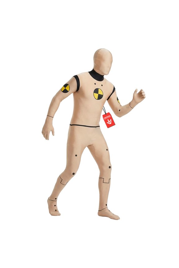 Crash Test Dummy Morphsuit Costume Stag Party Festival Halloween Halloween Brown M