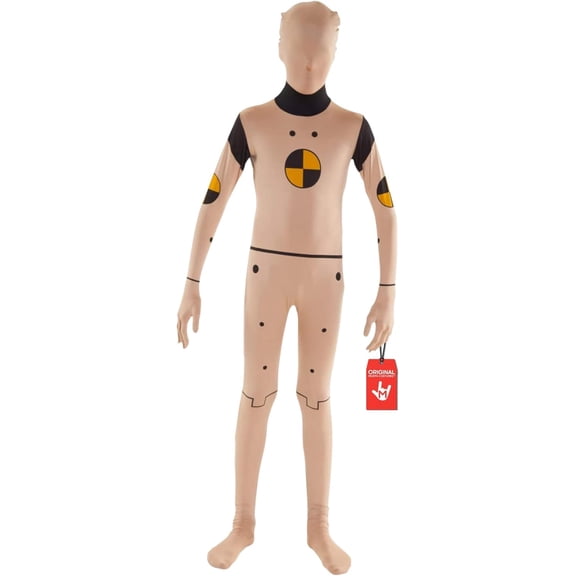 Morphsuits Crash Test Dummy Morphsuit Kids Halloween Costume For Unisex Yellow Small
