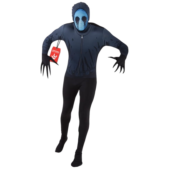 Morphsuits Eyeless Jack Morphsuit Creepy Pasta Urban Legend Halloween Costume Halloween Blue XL