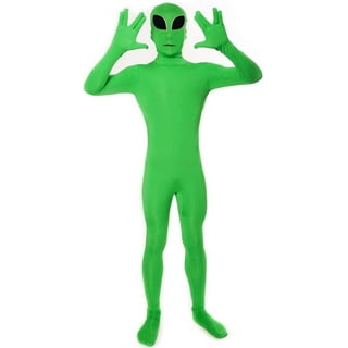 Pixelated Green Man Adult Morphsuit Costume