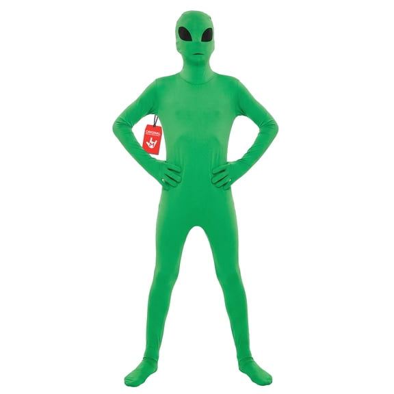 Morphsuits Kids Alien Morphsuit Boys Girls Fancy Dress Costume Halloween Book Week Halloween Green S