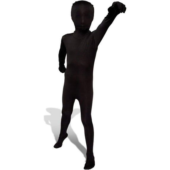 Morphsuits Kids Black Morphsuit Boys Girls Fancy Dress Costume Halloween Book Week Halloween Black L