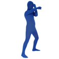 thumbnail image 1 of Morphsuits Kids Blue Morphsuit Boys Girls Fancy Dress Costume Halloween Halloween Blue S, 1 of 3