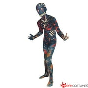 Morphsuits Kids Burnt Zombie Morphsuit Boys Girls Scary Halloween Costume Halloween Black L