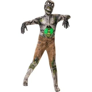 Slenderman Adult Spandex Costume Body Suit Tie Slender Man Mens Black Tux  Meme