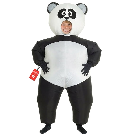 Morphsuits Kids Inflatable Giant Panda Costume Animal Bear Halloween White One Size