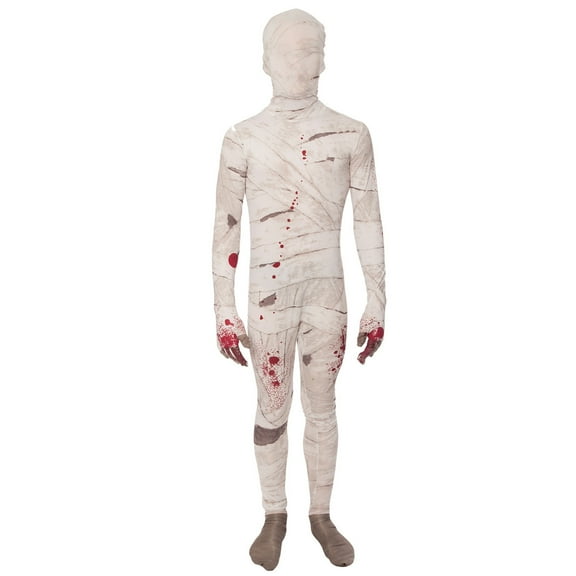Morphsuits Kids Mummy Morphsuit Boys Girls Scary Halloween Fancy Dress Costume Halloween White L