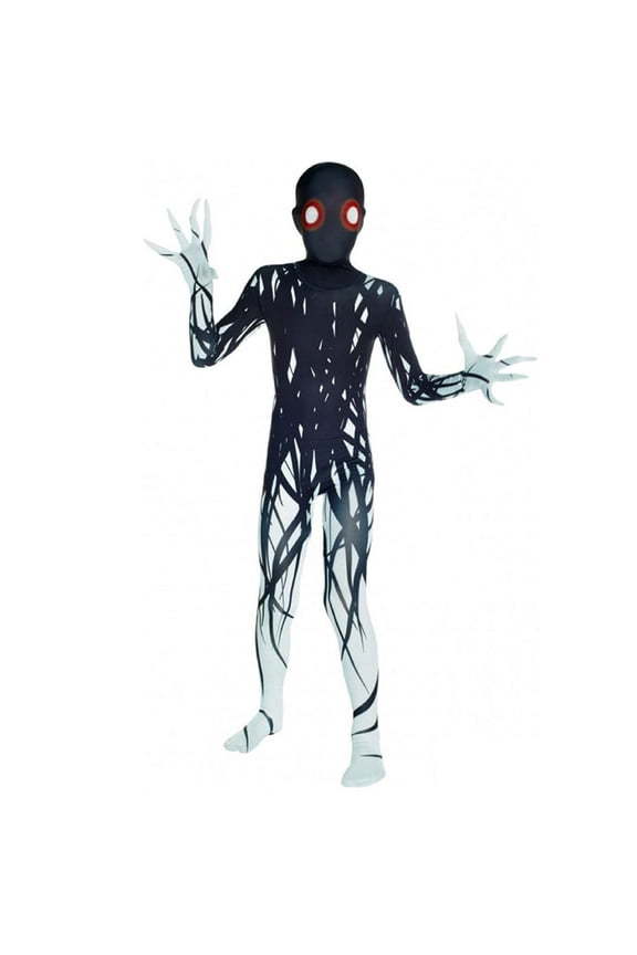 Kids Zalgo Morphsuit Boys Girls Creepepasta Scary Halloween Costume Halloween Black S