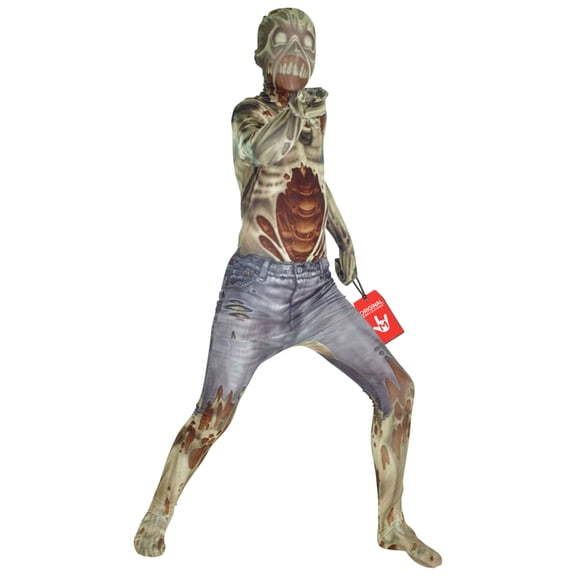 Morphsuits Kids Zombie Monster Morphsuit Boys Girls Scary Halloween Costume Halloween Brown L