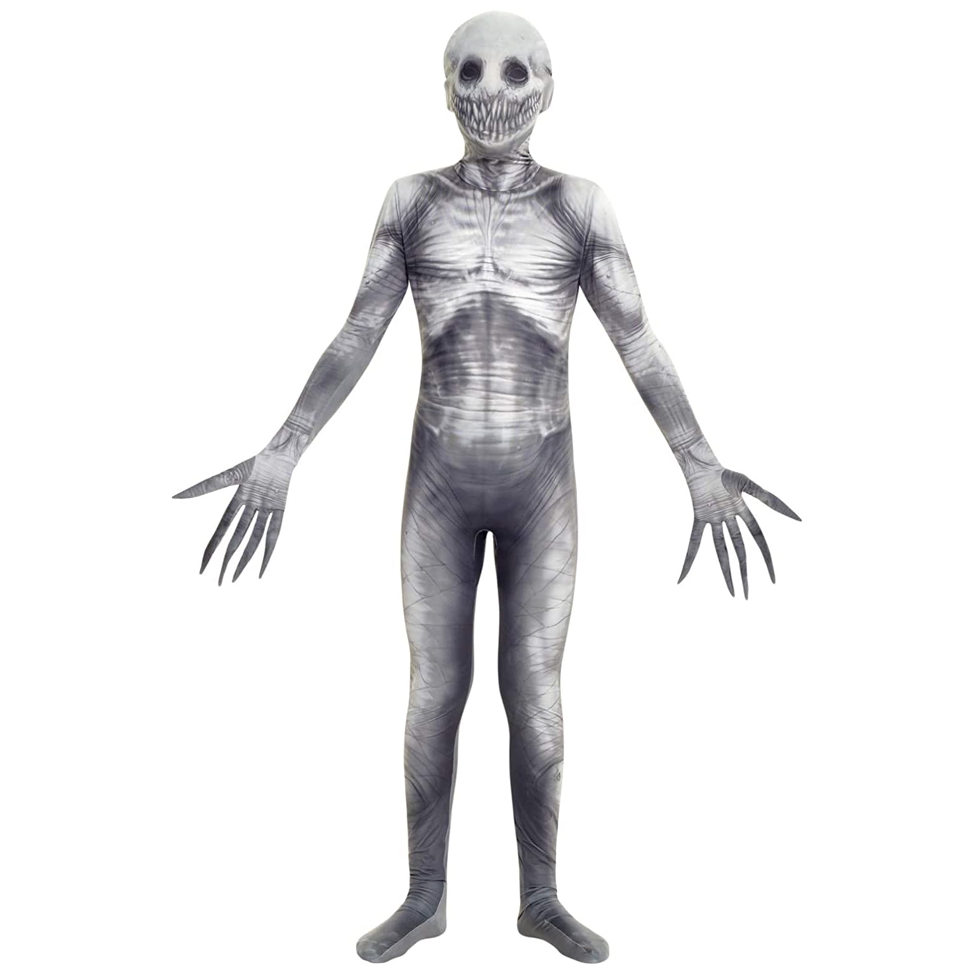 Fantasia de Halloween The Rake Morphsuit Boys Girls Creepypasta