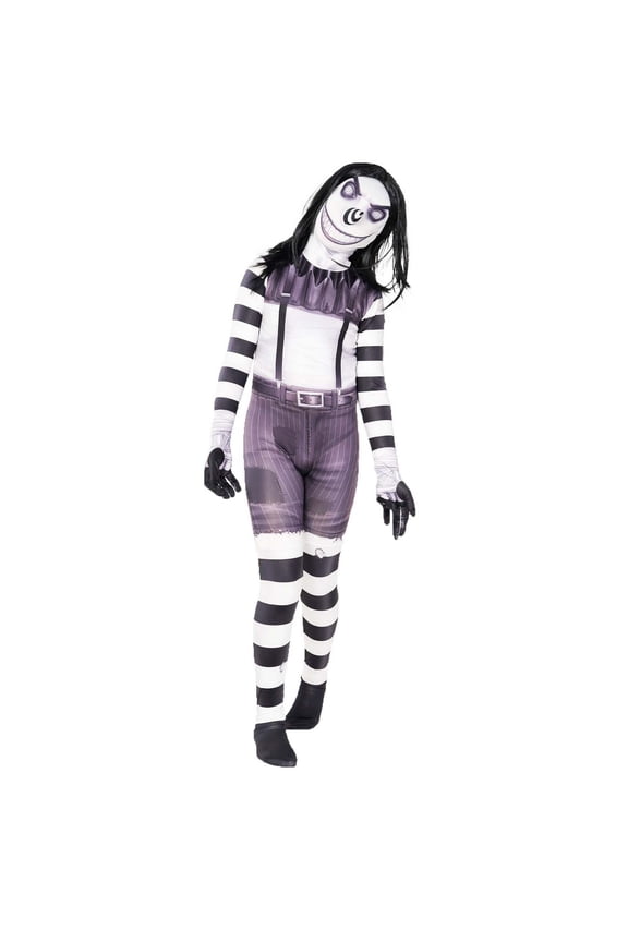 Laughing Jack Kids Morphsuit Boys Creepepasta Halloween Fancy Dress Costume Party White L