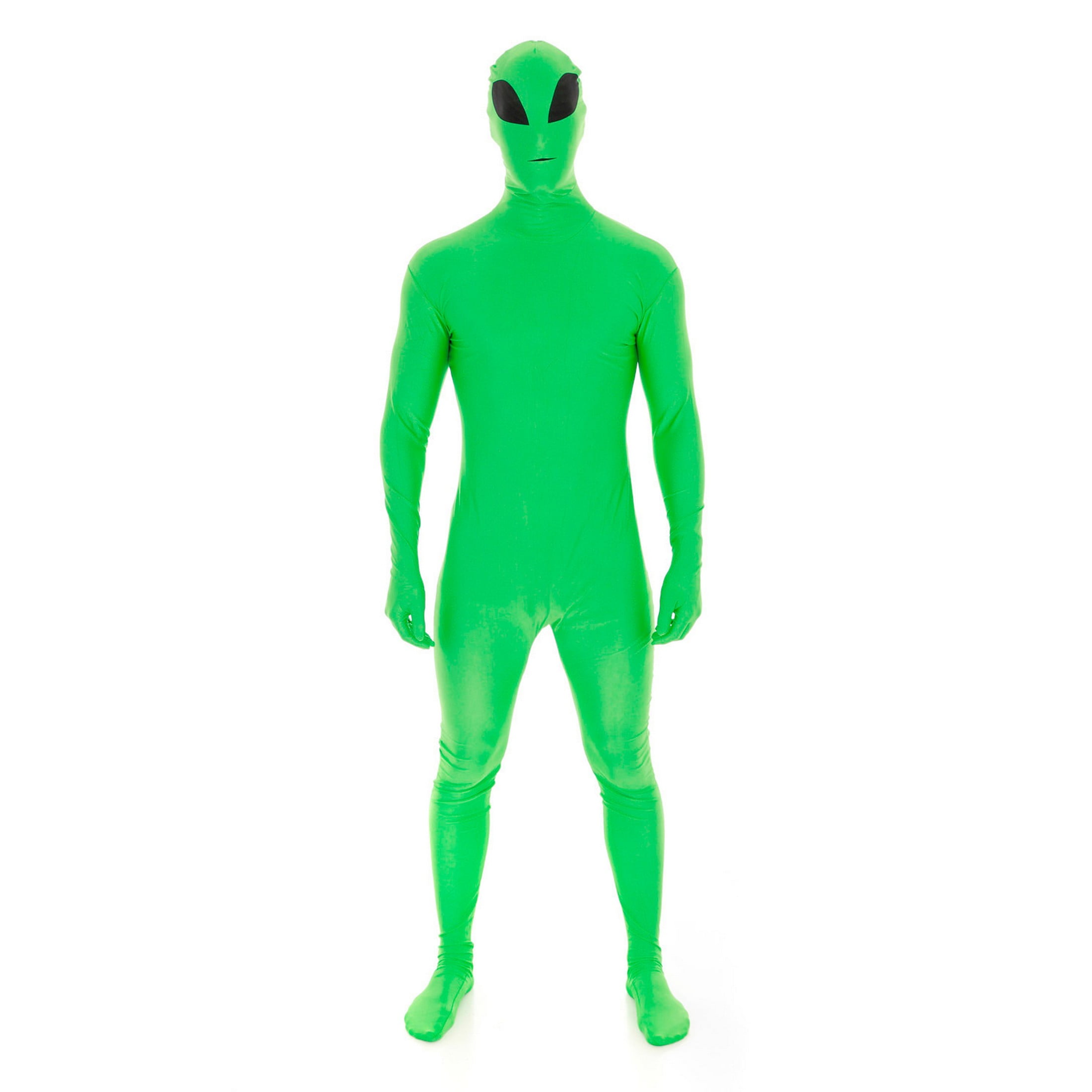 Morphsuits Mens Alien Morphsuit Costume Great Stag Party Festival Halloween  Halloween Green XL