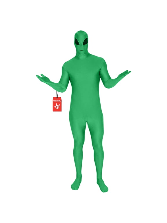 Mens Alien Morphsuit Costume Great Stag Party Festival Halloween Halloween Green M