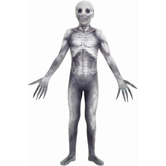 Morphsuits Morphsuits The Rake Kids Halloween Costume, Scary Boys Morphsuit, Fun Dress-Up Outfit For Halloween Parties Halloween Costume For Unisex Gray X-Large