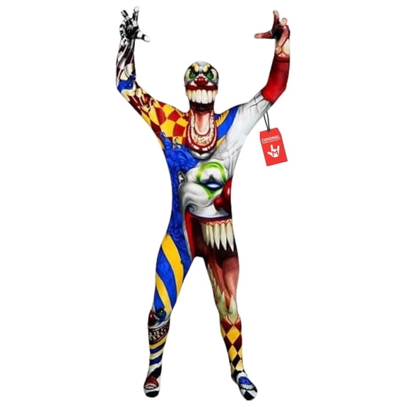 Morphsuits The Clown Morphsuit Halloween Costume For Unisex Blue X-Large