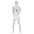 thumbnail image 1 of Morphsuits White Morphsuit Mens Womens Skinsuit Zentai Suit Fancy Dress Costume Halloween White XL, 1 of 2