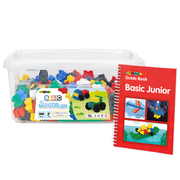 Morphun Basic Junior 300, STEM Building Plastic Block Set, Construction Toy for Kids Ages 3+, 300 Pieces