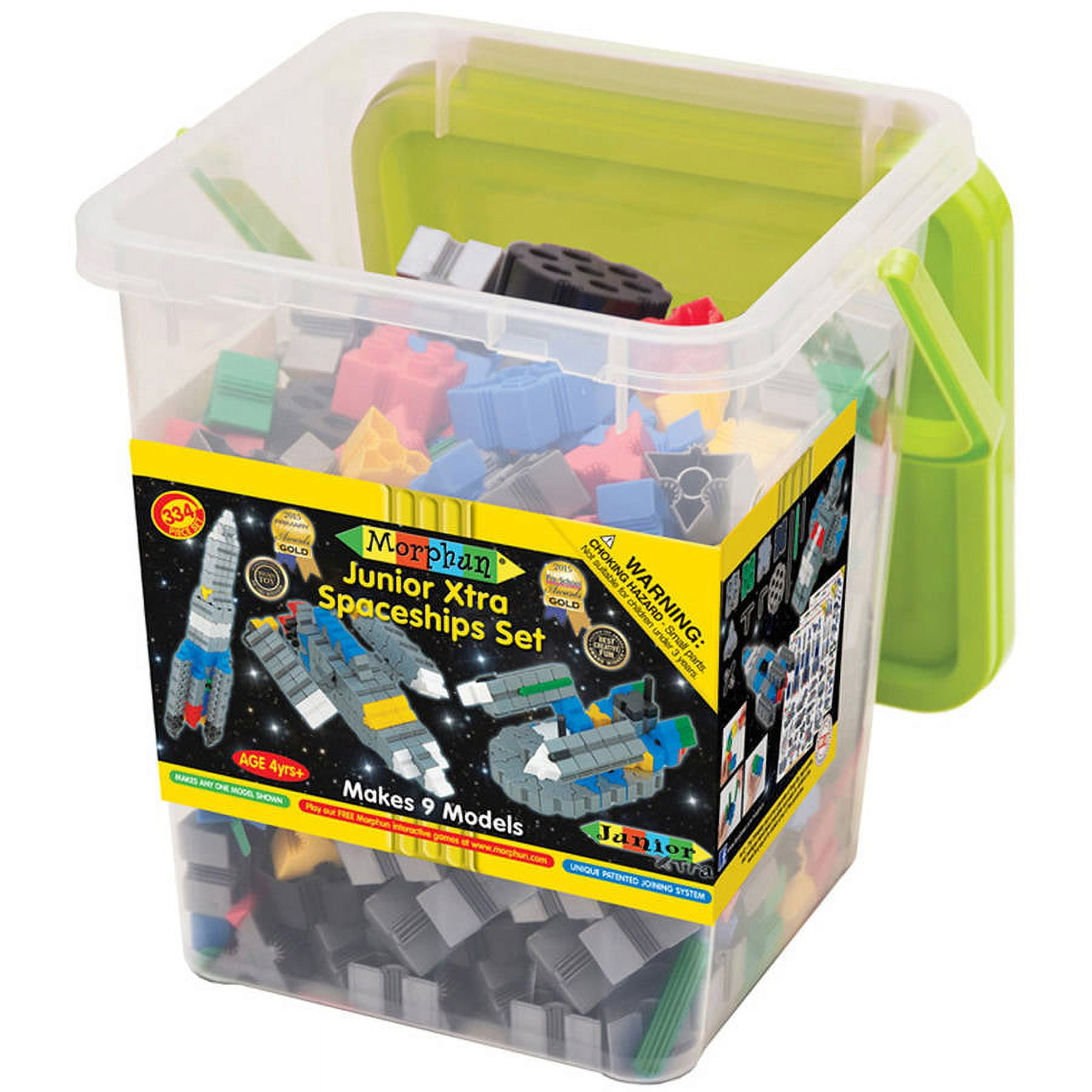 Morphun Junior Xtra Spaceships Set - 334pcs - Building Fun