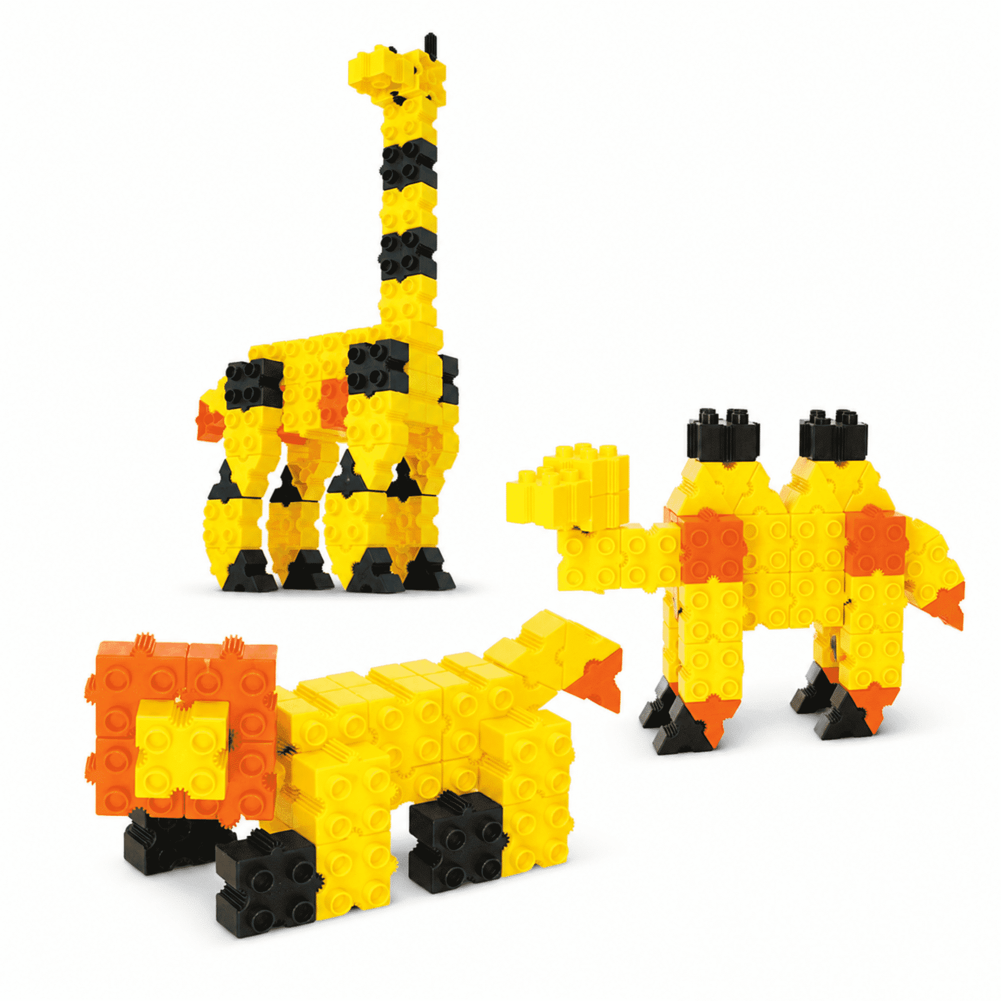 Morphun Zoo 3-in-1, STEM Building Plastic Block Set, Animal ...