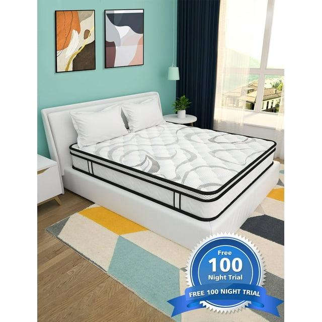 Morpilot 10" Hybrid Mattress,CertiPURUS Certified Memory Foam Pocket