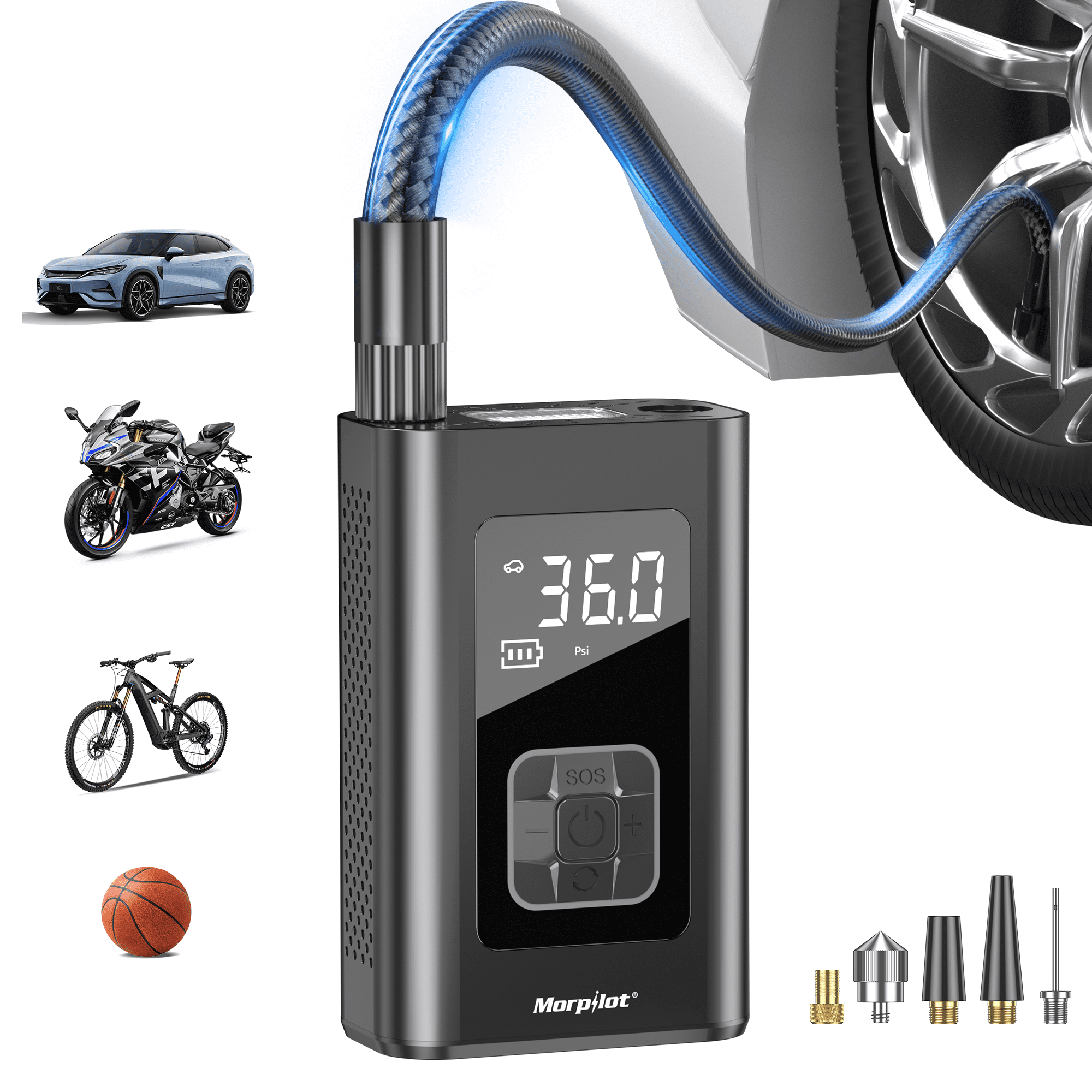 Automatic air pump for bike sale