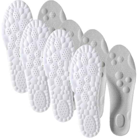 Morrat Insole - 2025 4D Cloud Insoles with Memory Foam, Orthopedic Arch Support Inserts for Women & Men, Walk on Clouds Comfort with Shock Absorption Technology