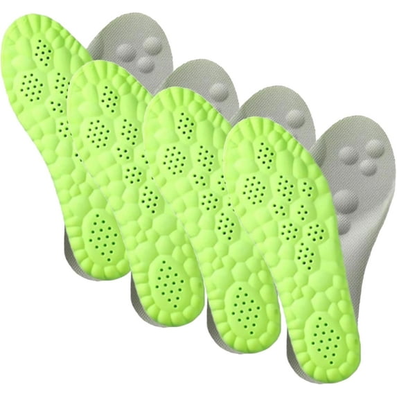 Morrat Insole, 4D Cloud Insoles with Arch Support & Deep Heel Cup - Orthopedic Memory Foam for Maximum Comfort, Shock Absorption for Men & Women