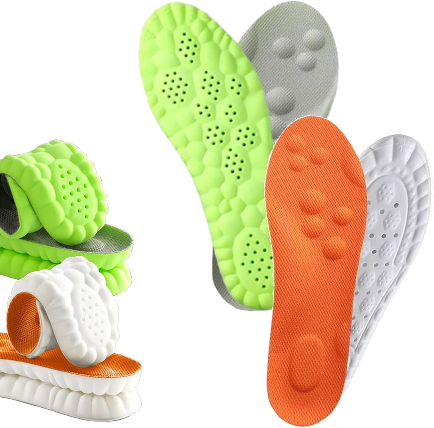 Morrat Insole - 4D Cloud Technology Orthopedic Insoles with U-Shape ...