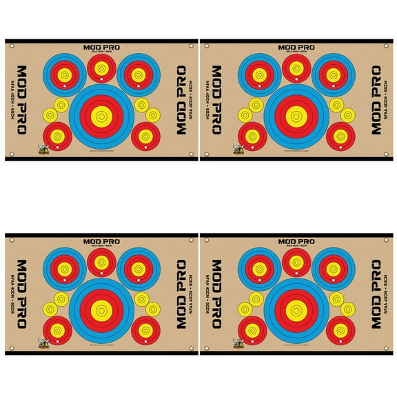 Morrell Jacket MOD Pro Series-NFAA Polypropylene Target, 4 Pack, Tan
