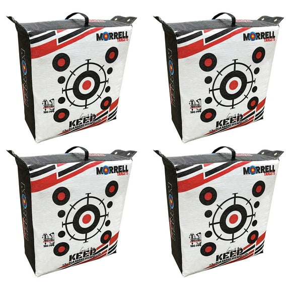 Morrell Keep Hammering 54Lb Field Point Archery Bag Target, 4 Pack