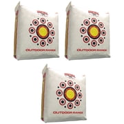 Morrell Outdoor Range Adult Field Point Archery Bag Target, 3 Pack, White