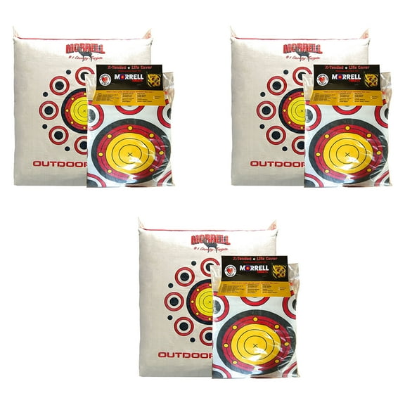 Morrell Outdoor Range Archery Target Replacement Field Point Cover, 3 Pack