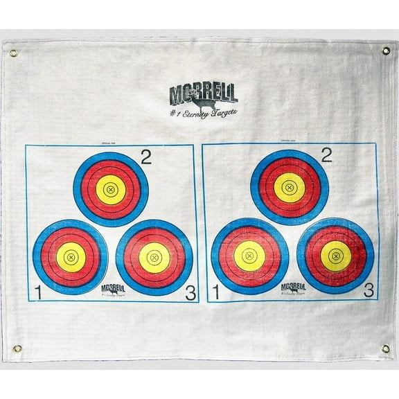 Morrell Polypropylene Archery Target Face, 3 Spot