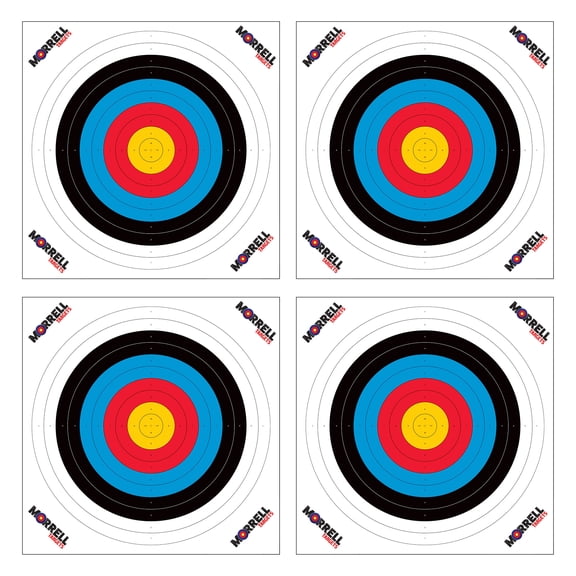 Morrell Targets 100 Pieces Thin Paper Archery Target and Card Stock, 4 Pack