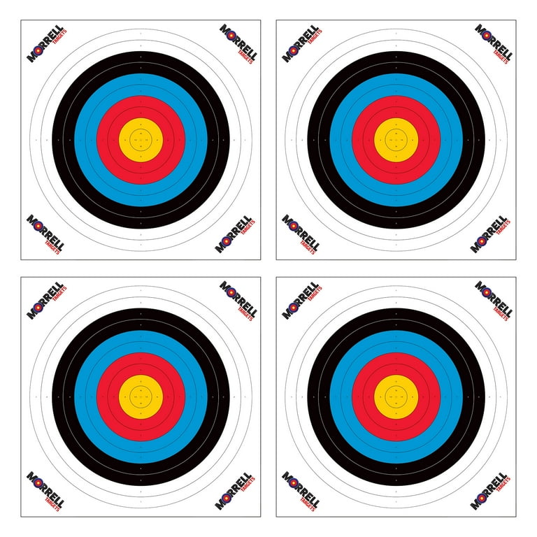 Set Of 4 Translucent Colored Dice Archery Target Pins - Secures Paper Target Faces 5 thumbnail image