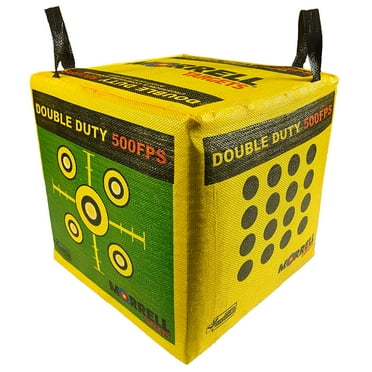 Morrell Targets 4-Side Archery Target Field Point Shooting Bag, Double Duty