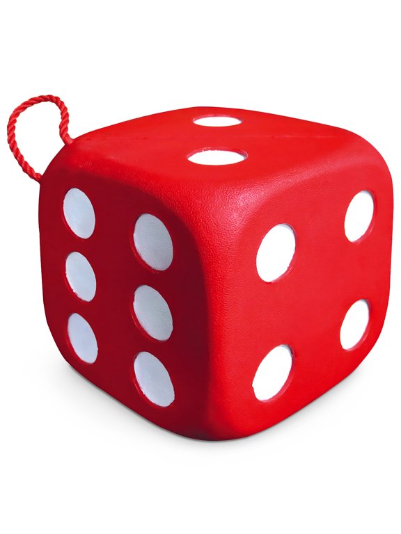 High Roller Foam 6 Sided Archery Target, 13x13x13", Red