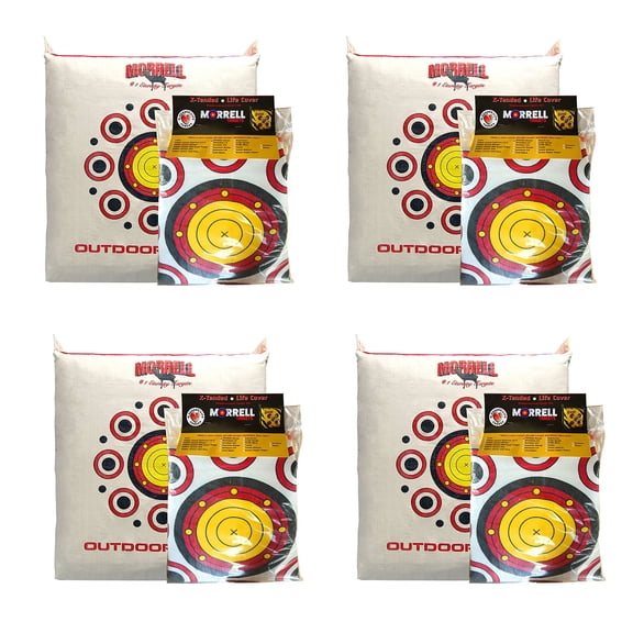 Morrell Weatherproof Archery Target Replacement Field Point Cover (4 Pack)
