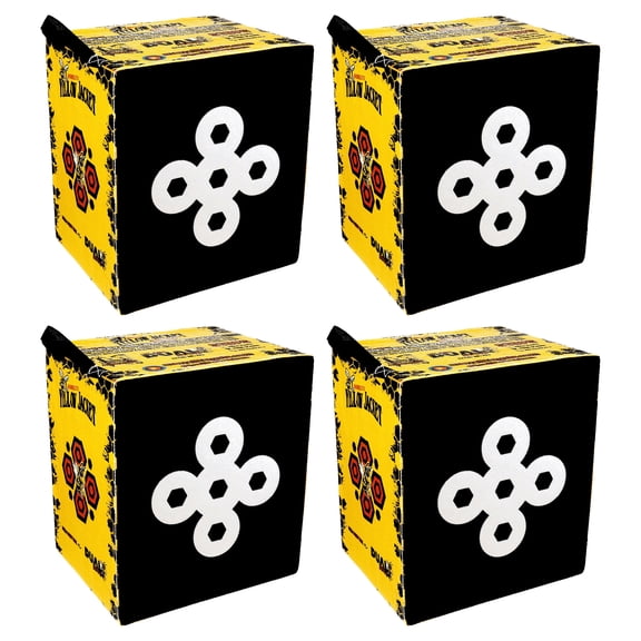 Morrell Yellow Jacket 380 FPS Crossbow Cube Targets w/ Carry Handle, 4 Pack
