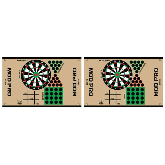 Morrell Yellow Jacket MOD Pro Games Wrap Archery Pong Bullseye, 2 Pack, Tan