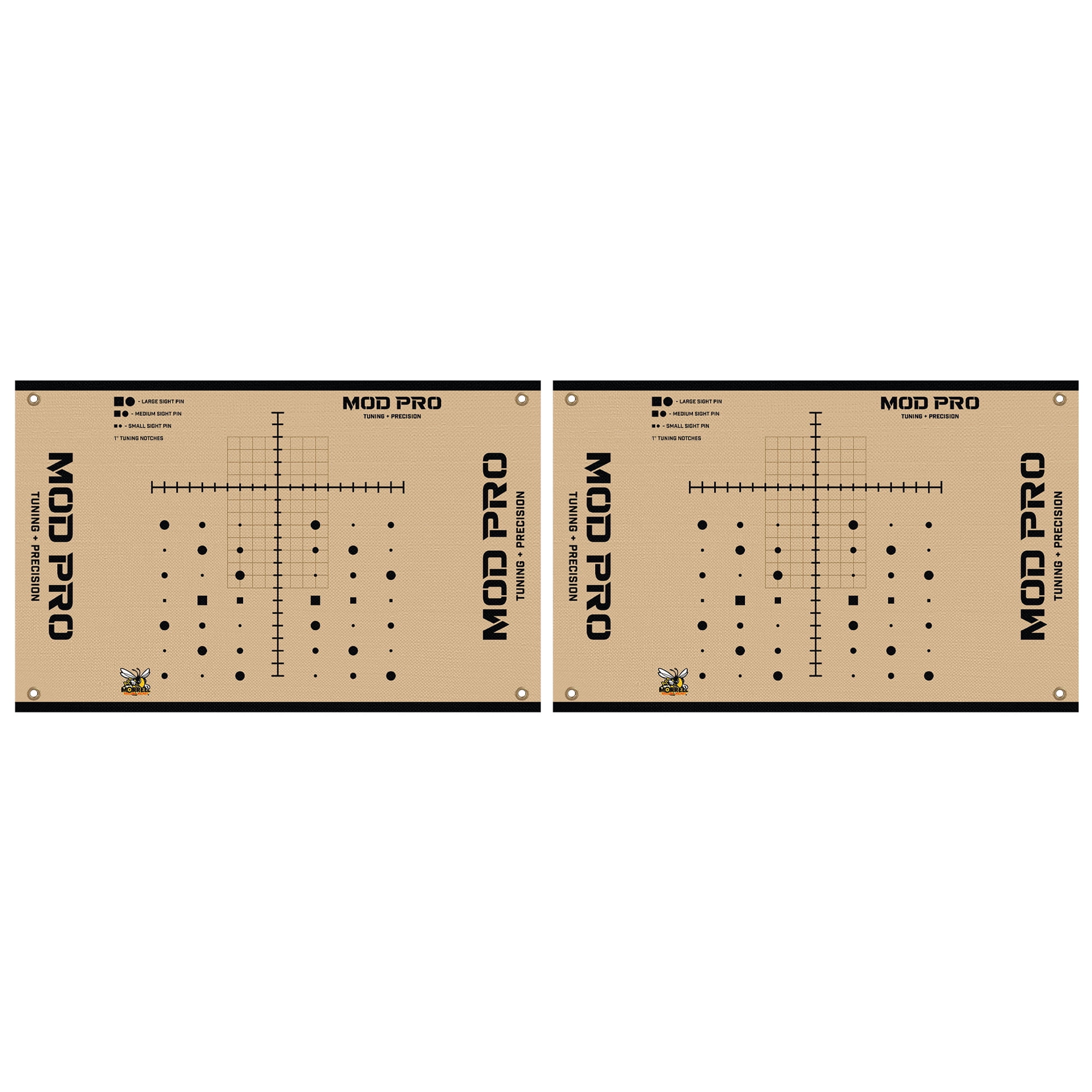 Morrell Yellow Jacket MOD Pro Polypropylene Archery Target, 2 Pack, Tan