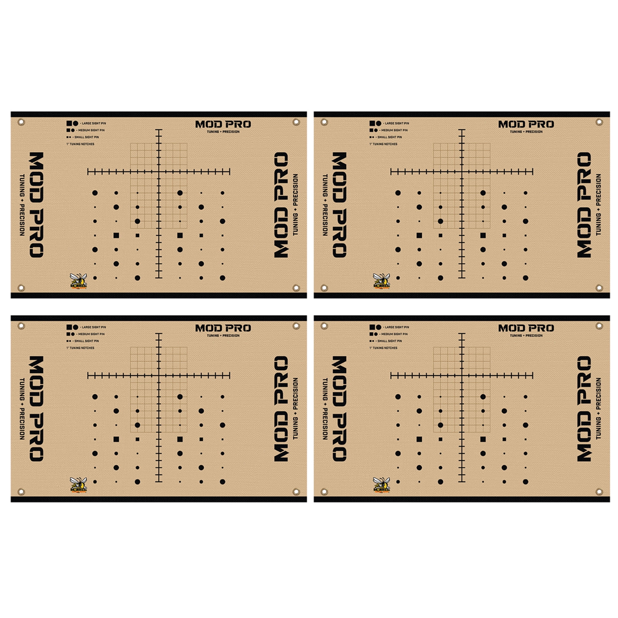 Morrell Yellow Jacket MOD Pro Polypropylene Archery Target, 4 Pack, Tan