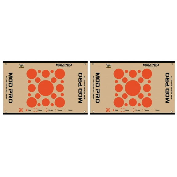 Morrell Yellow Jacket MOD Pro Redding NFAA Bullseye Wrap, 2 Pack, White/Tan