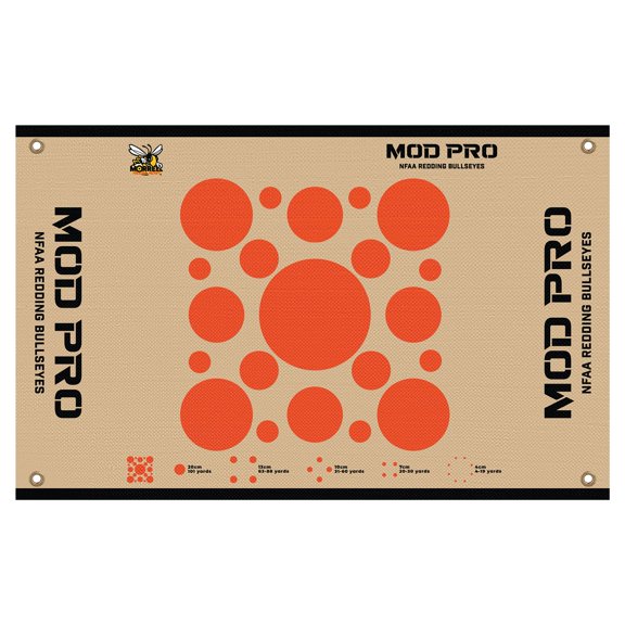 Morrell Yellow Jacket MOD Pro Redding NFAA Bullseyes Wrap w/ Grommets, Tan