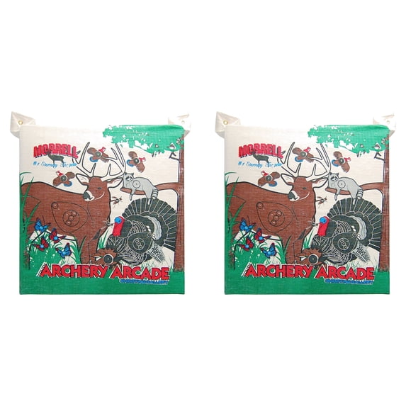 Morrell Youth Arcade Field Point Archery Bag Target for 30lb Bows, 2 Pack