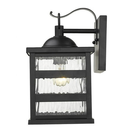 Morris 1-Light Matte Black Wall Light